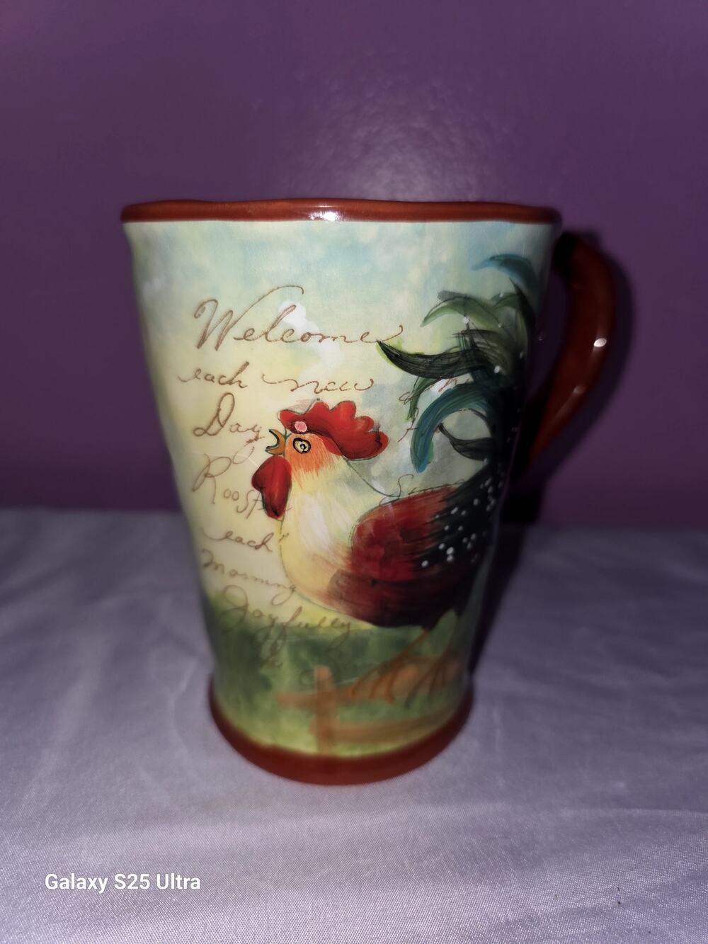 Ceramic Mug, Certified International Rustic Rooster Collection by Susan Winget